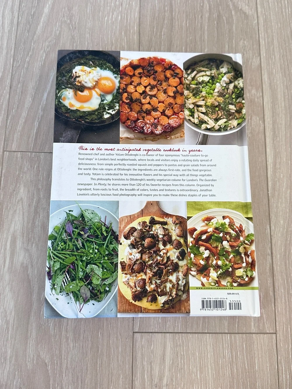 PLENTY Cookbook by Chef Ottolenghi